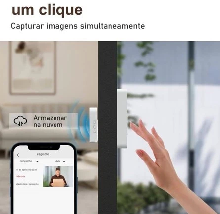 Campainha Wifi Eletrônica Sem Fio com Câmera + FRETE GRÁTIS
