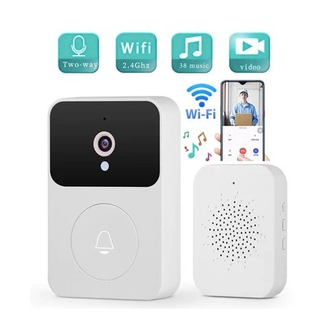 Campainha Wifi Eletrônica Sem Fio com Câmera + FRETE GRÁTIS
