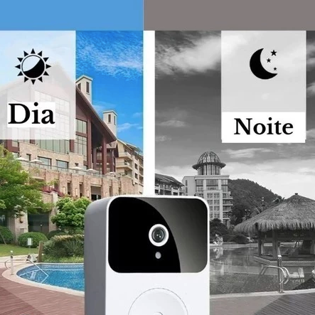 Campainha Wifi Eletrônica Sem Fio com Câmera + FRETE GRÁTIS