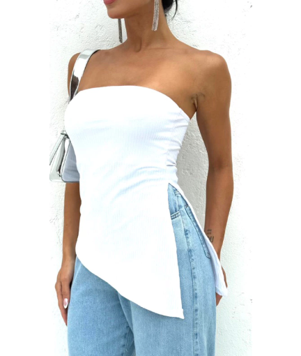 Blusa Feminina Tomara que Caia Assimetrica + FRETE GRÁTIS