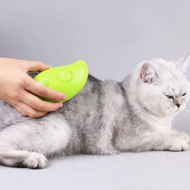 Pente a Vapor para Escovar Pelos de Gatos e Cachorros (2 peças) + FRETE GRÁTIS