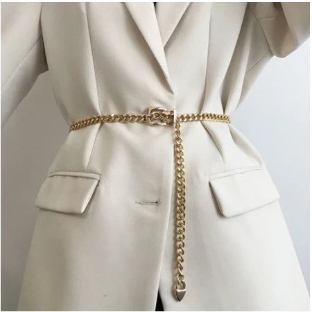 Cinto Corrente Modelo Tira com Fivela + FRETE GRÁTIS