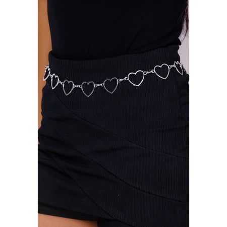 Cinto Corrente Modelo Coração + FRETE GRÁTIS
