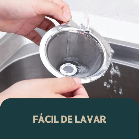 Filtro De Café 103 Inox - Coador de Café Grande Sem Uso De Papel + FRETE GRÁTIS