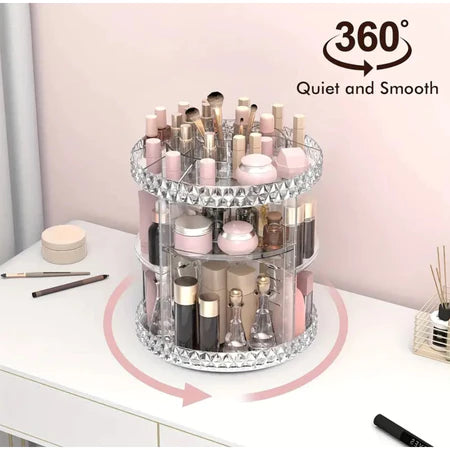Organizador de Maquiagem Giratório 360º+ FRETE GRÁTIS