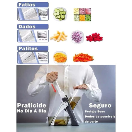Cortador Fatiador Multifuncional + FRETE GRÁTIS