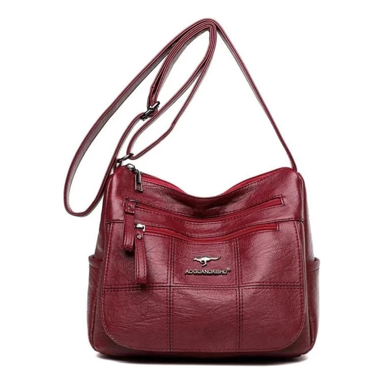 Bolsa Transversal Couro Ecológico + FRETE GRÁTIS