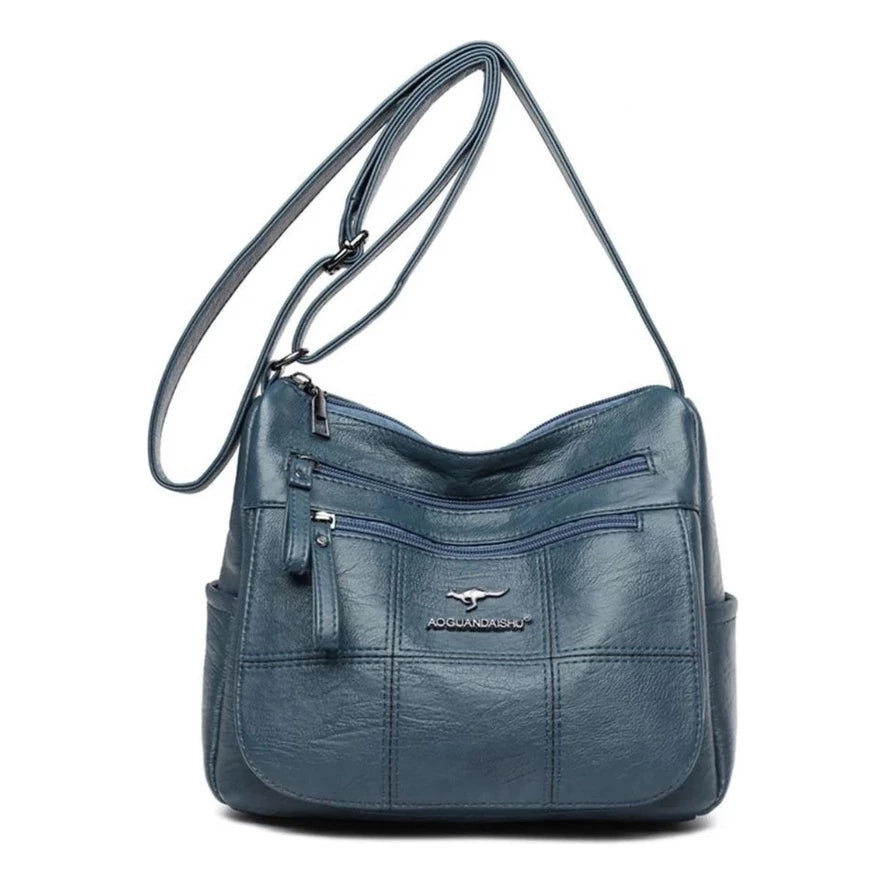 Bolsa Transversal Couro Ecológico + FRETE GRÁTIS