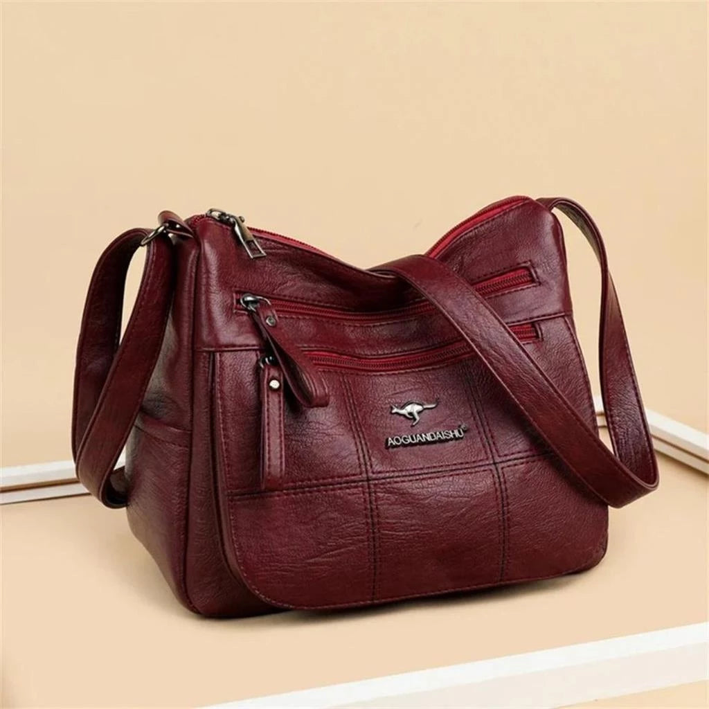 Bolsa Transversal Couro Ecológico + FRETE GRÁTIS