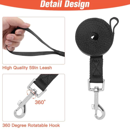 Kit 2 Pçs Guia + Coleira Peitoral Pet + FRETE GRÁTIS