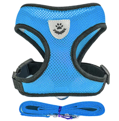 Kit 2 Pçs Guia + Coleira Peitoral Pet + FRETE GRÁTIS