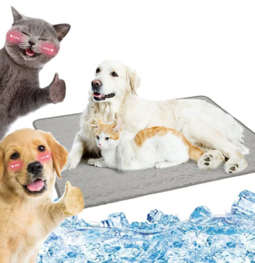 Tapete Gelado Pet cachorro gatos Térmico Refrescante + FRETE GRÁTIS