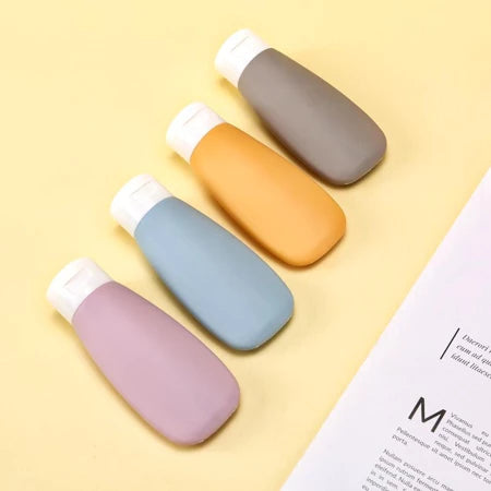 Kit com 4 Frascos Recarregáveis Portáteis + FRETE GRÁTIS
