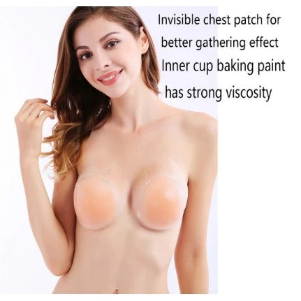 Sutiã de Silicone Invisível Reutilizável + FRETE GRÁTIS