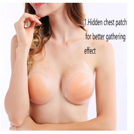 Sutiã de Silicone Invisível Reutilizável + FRETE GRÁTIS