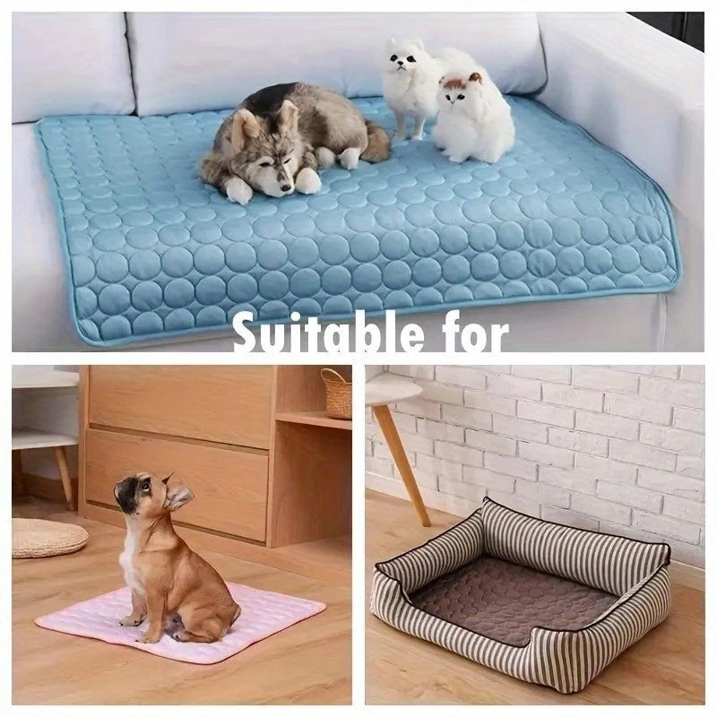 Tapete Gelado Pet cachorro gatos Térmico Refrescante + FRETE GRÁTIS